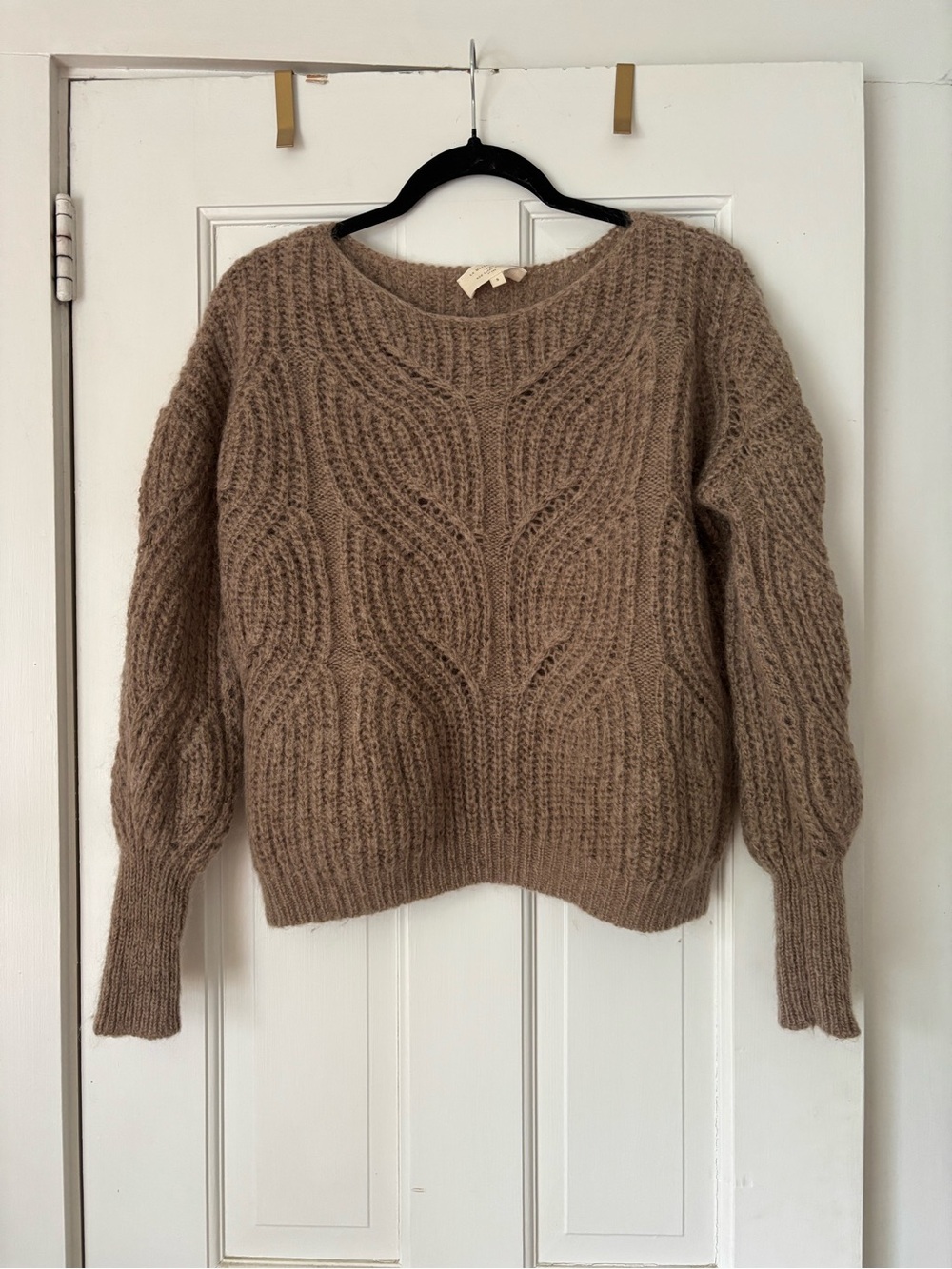 Sézane Gisele Sweater in Taupe Brown - Picture 3 of 8